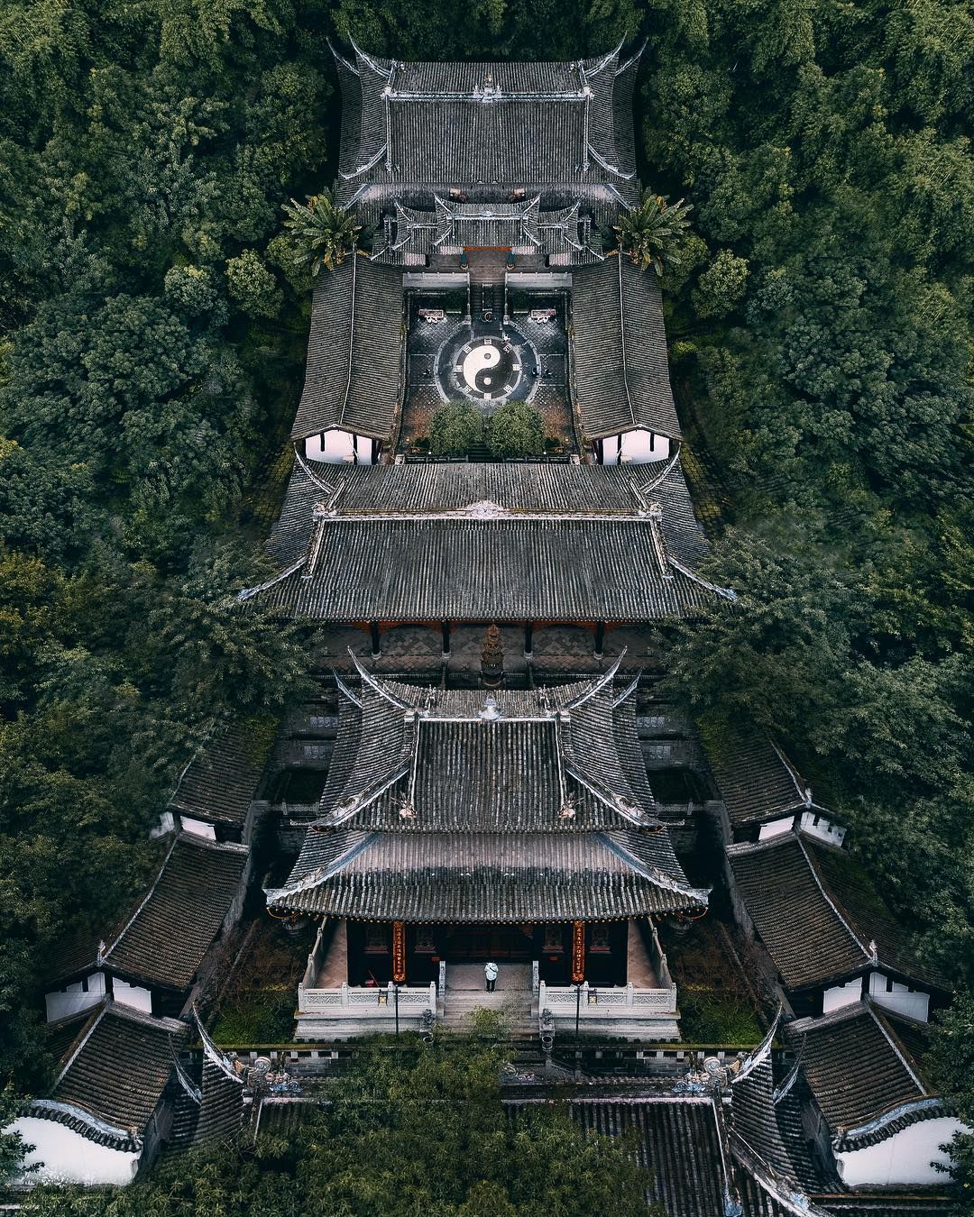 龙虎山·道长祝法五行符箓挂